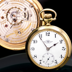 Railroad Watch | Triple Signed Ball Watch Co. Grade 334 Railroad Pocket Watch CA1905